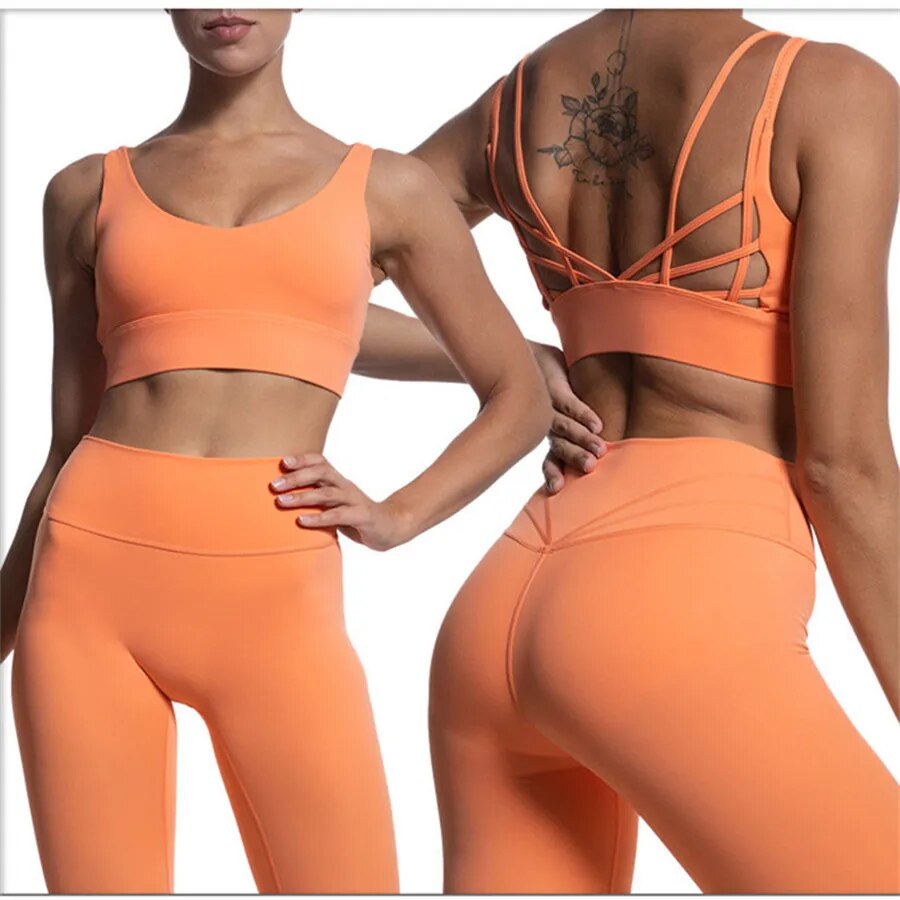 Orange Yoga set